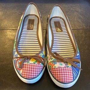 Coach slip on sneakers! Worn once! In great condition